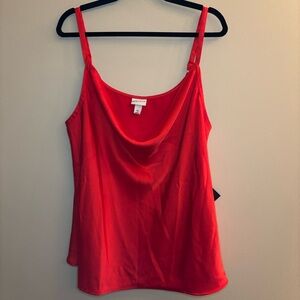 NWT Ava & Viv Women’s Red Tank-Top Blouse Size XXL